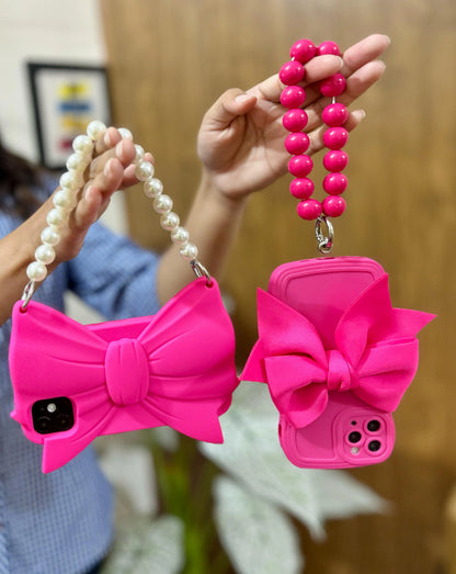 Pink Bow iPhone Case - ThePhoneCart