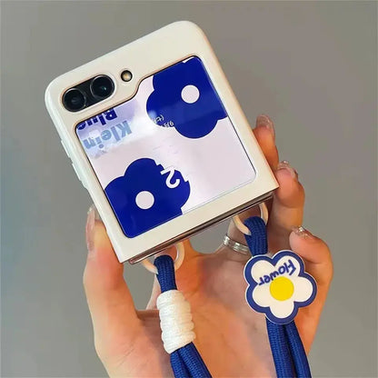 Icey Blue Rope Samsung Flip Case - ThePhoneCart