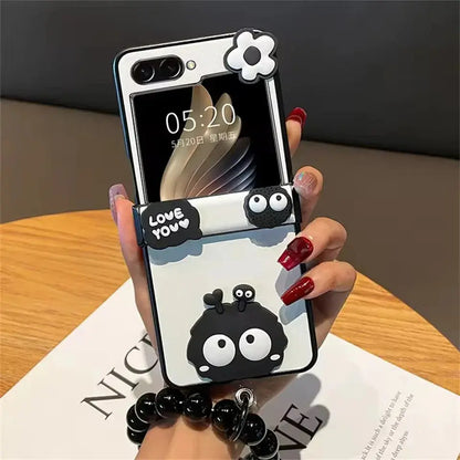 GOGO Black & White Samsung Flip Case - ThePhoneCart