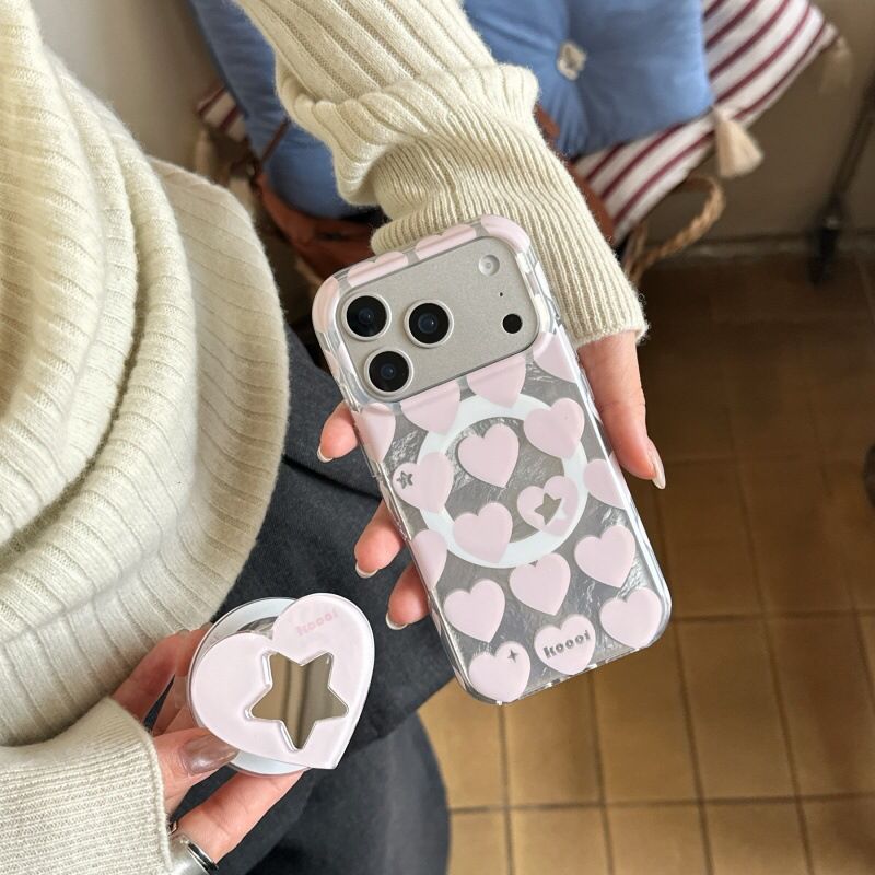 Love Star With Magnetic Holder iPhone Cover