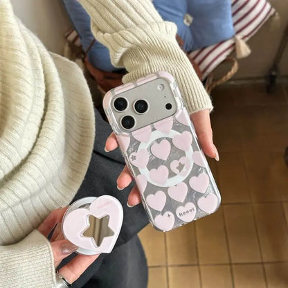 Love Star With Magnetic Holder iPhone Cover ThePhoneCart
