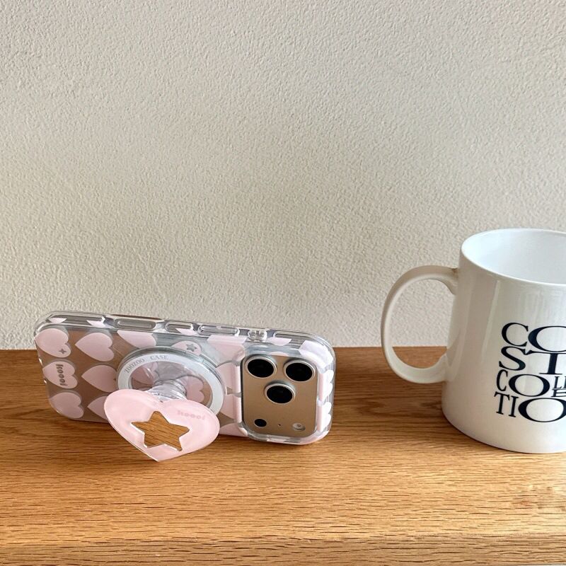 Love Star With Magnetic Holder iPhone Cover