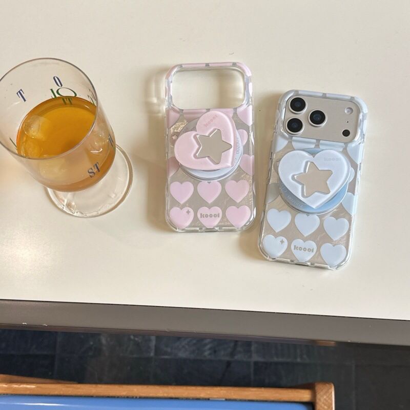 Love Star With Magnetic Holder iPhone Cover