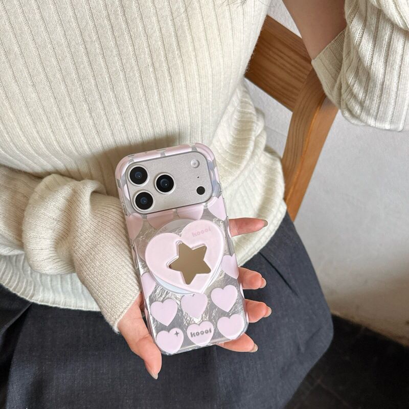 Love Star With Magnetic Holder iPhone Cover