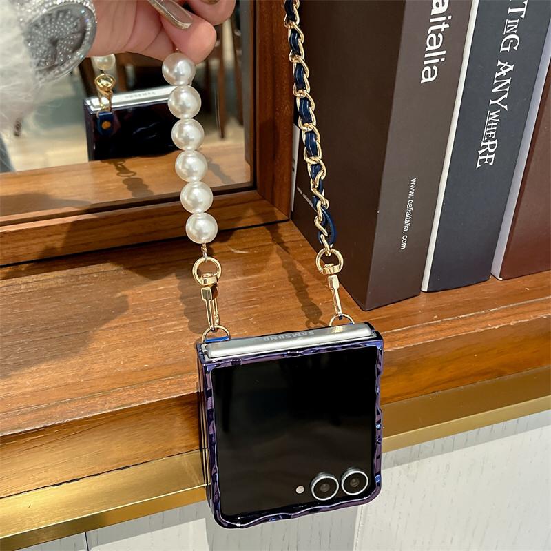 Royal Camellia Pearl Drop Flip-Fold Covers ThePhoneCart