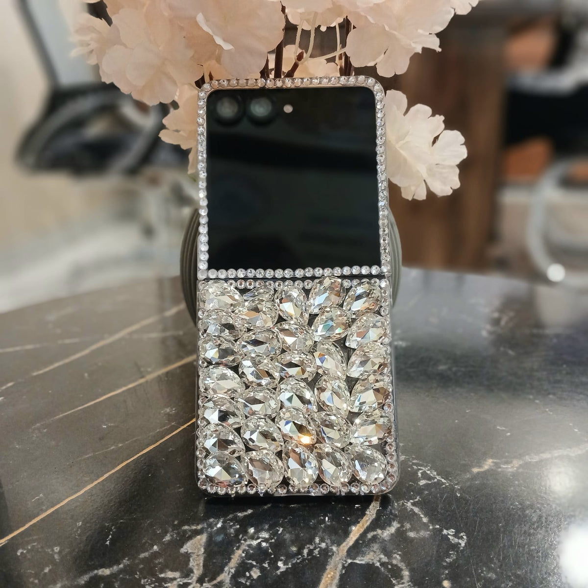 Luxury Rhinestone Samsung Flip Cover