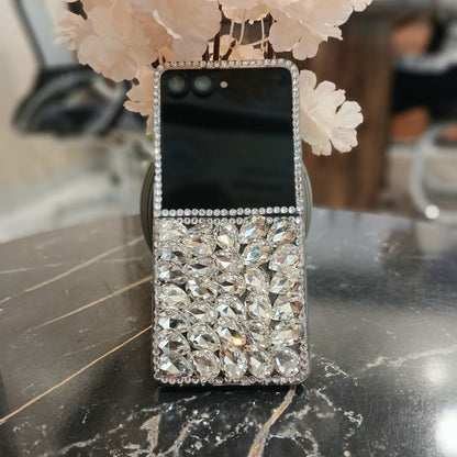 Luxury Rhinestone Samsung Flip Cover