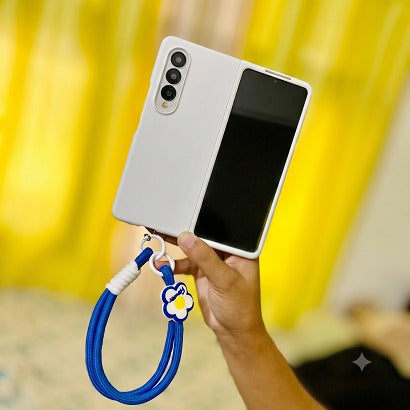 Icey Blue Rope Samsung Fold Cover
