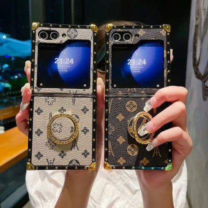 Retro Square Samsung Case with Ring Holder - ThePhoneCart