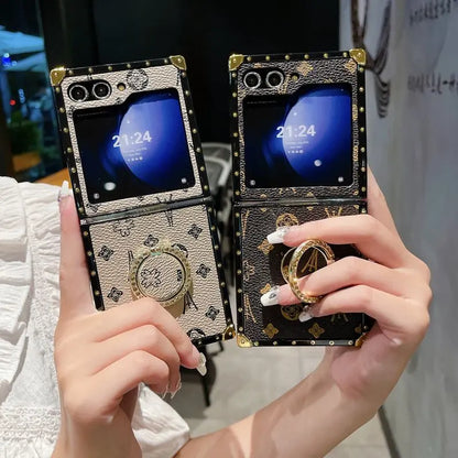 Retro Square Samsung Case with Ring Holder - ThePhoneCart