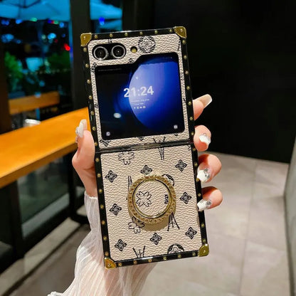 Retro Square Samsung Case with Ring Holder - ThePhoneCart