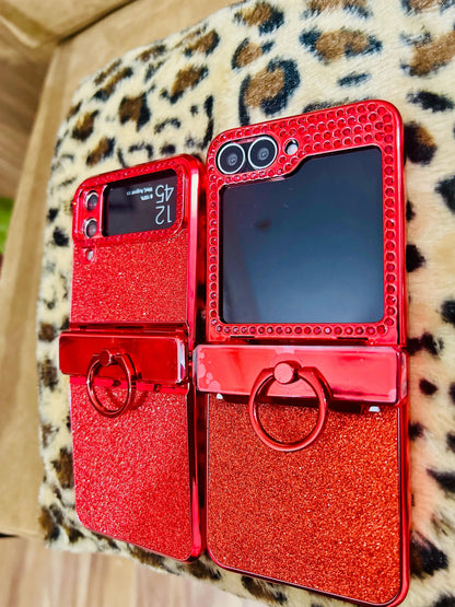 Red Glitter Bling Samsung Case - ThePhoneCart