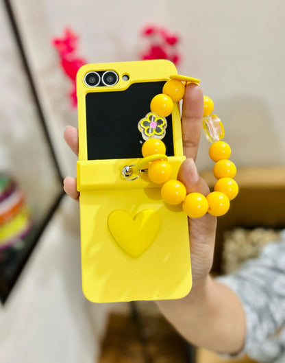 Cute Heart Samsung Flip Case - ThePhoneCart