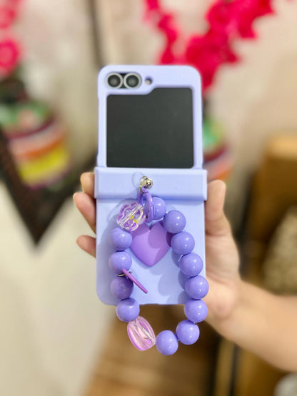 Cute Heart Samsung Flip Case - ThePhoneCart