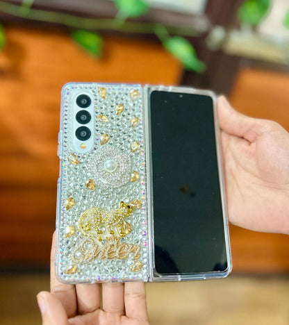 Luxury Stunning Crystal Handmade Samsung Fold Case - ThePhoneCart