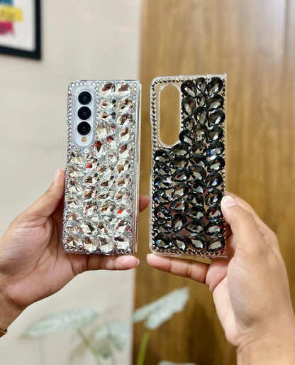 Luxury Rhinestone Samsung Fold Case - ThePhoneCart