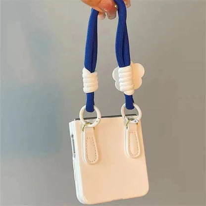Icey Blue Rope Samsung Flip Case - ThePhoneCart