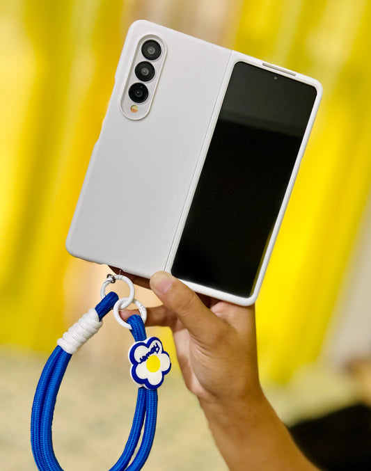 Icey Blue Rope Samsung Fold Case - ThePhoneCart