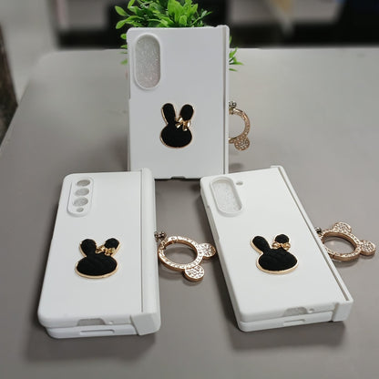 Black Bunny Samsung Flip Fold Cover