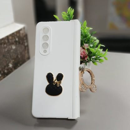 Black Bunny Samsung Flip Fold Cover