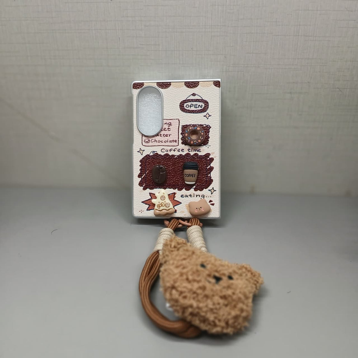 3D Caffenut Bear Samsung Flip Fold Cover