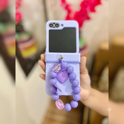 Cute Heart Samsung Flip Cover