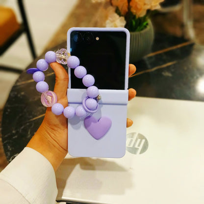 Cute Heart Samsung Flip Cover