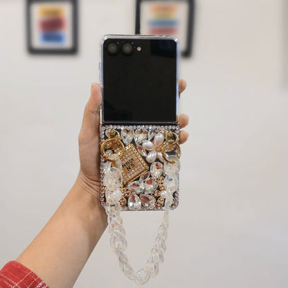 Rhinestone Crystal Samsung Flip Cover