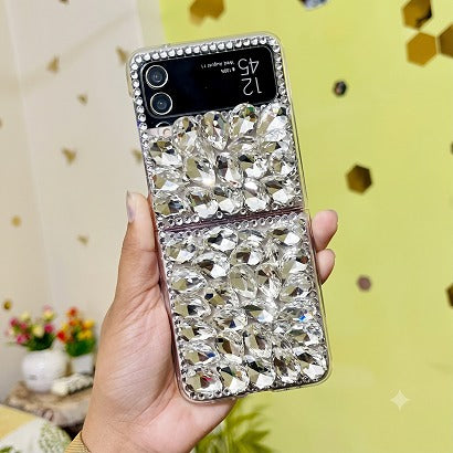 Luxury Rhinestone Samsung Flip Cover