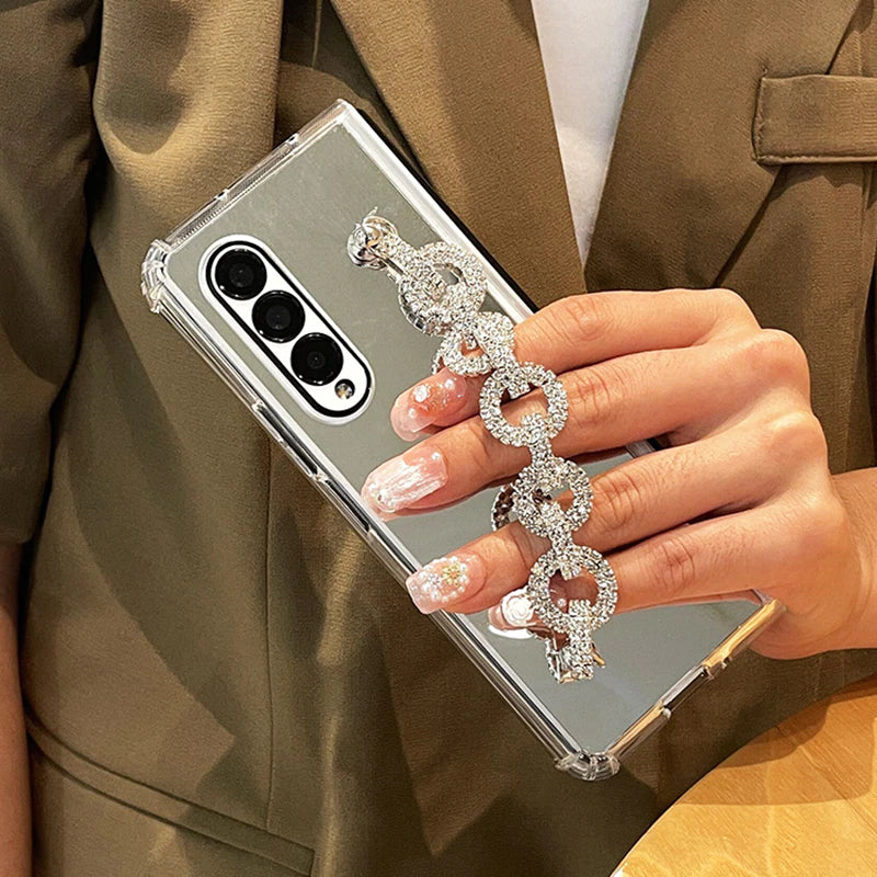 Royal Crystal Chain Samsung Case