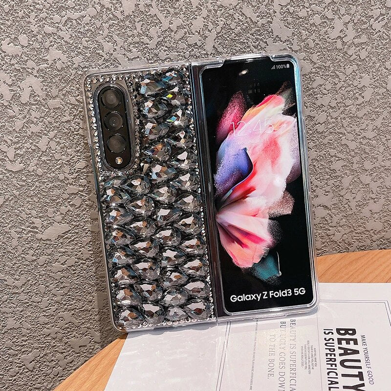 Luxury Rhinestone Samsung Fold Case - ThePhoneCart