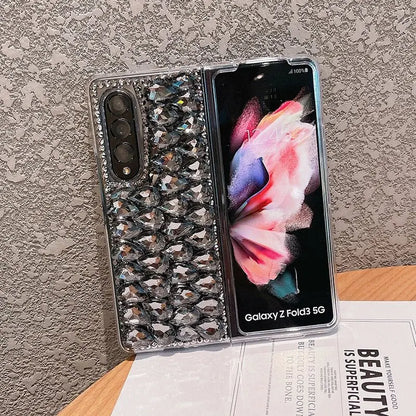 Luxury Rhinestone Samsung Fold Case - ThePhoneCart