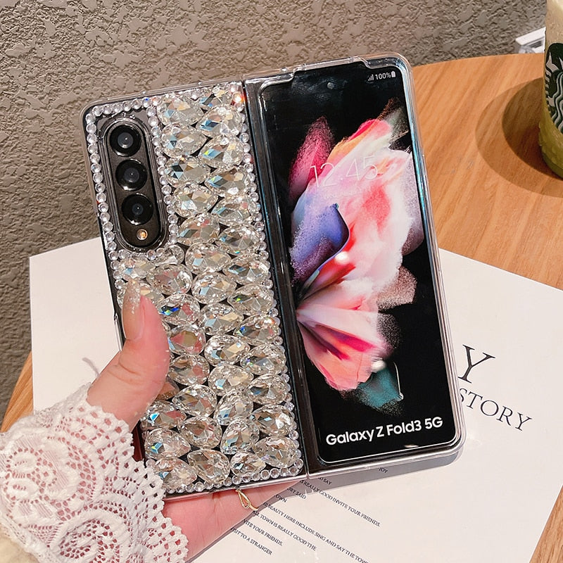 Luxury Rhinestone Samsung Fold Case - ThePhoneCart